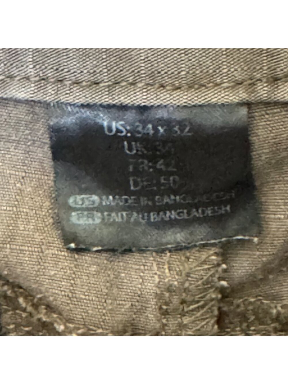 5.11 Tactical Men's Pants 34 x32 Ripstop Cargo Dark Khaki Design Multi-Pocket - Picture 13 of 15